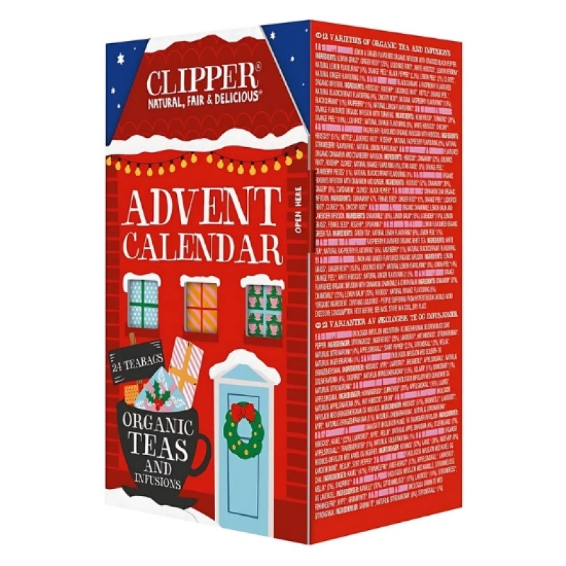 Clipper  Advent Calendar Χριστουγεννιάτικη Συλλογή Τσαγιών & Βοτάνων (48γρ)