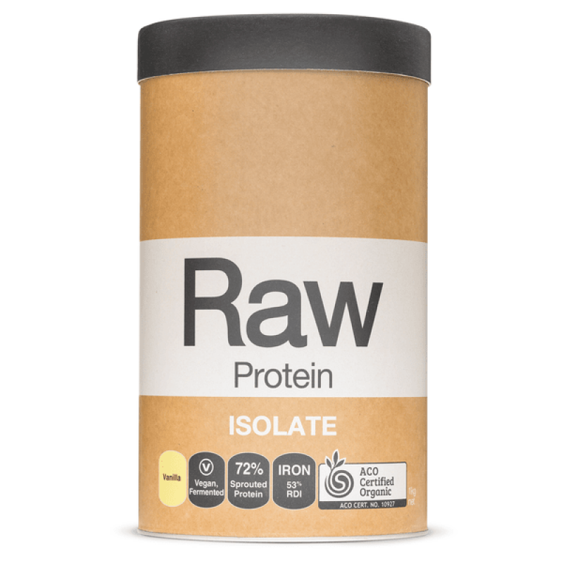 AMAZONIA Ωμή Πρωτεΐνη Isolate γεύση Βανίλια (1kg)