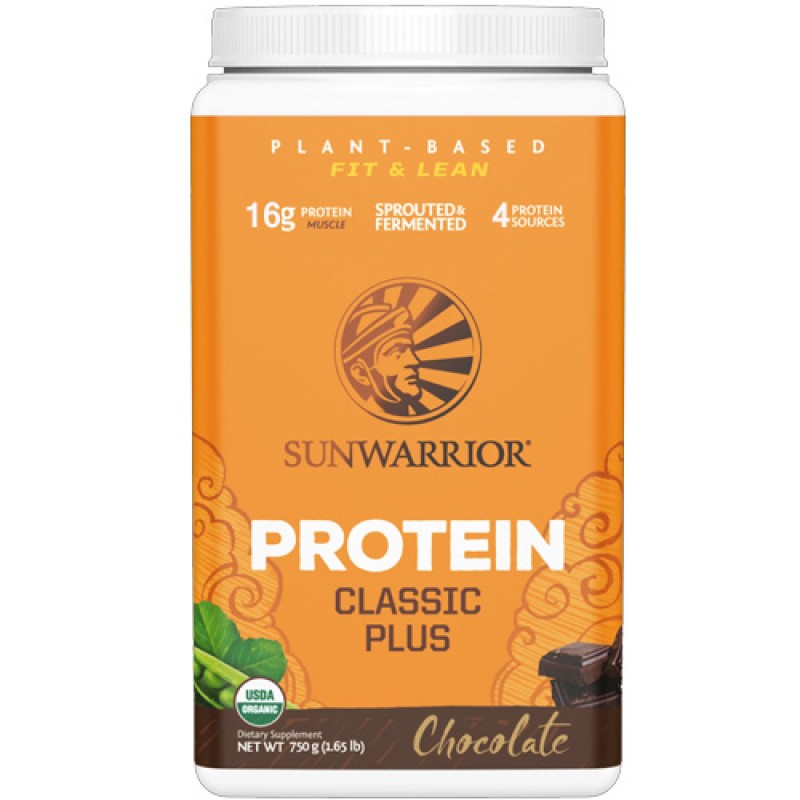 SUNWARRIOR Πρωτεΐνη 'Classic PLUS' Σοκολάτα (750γρ) Συμπληρώματα-Πρωτεΐνες 