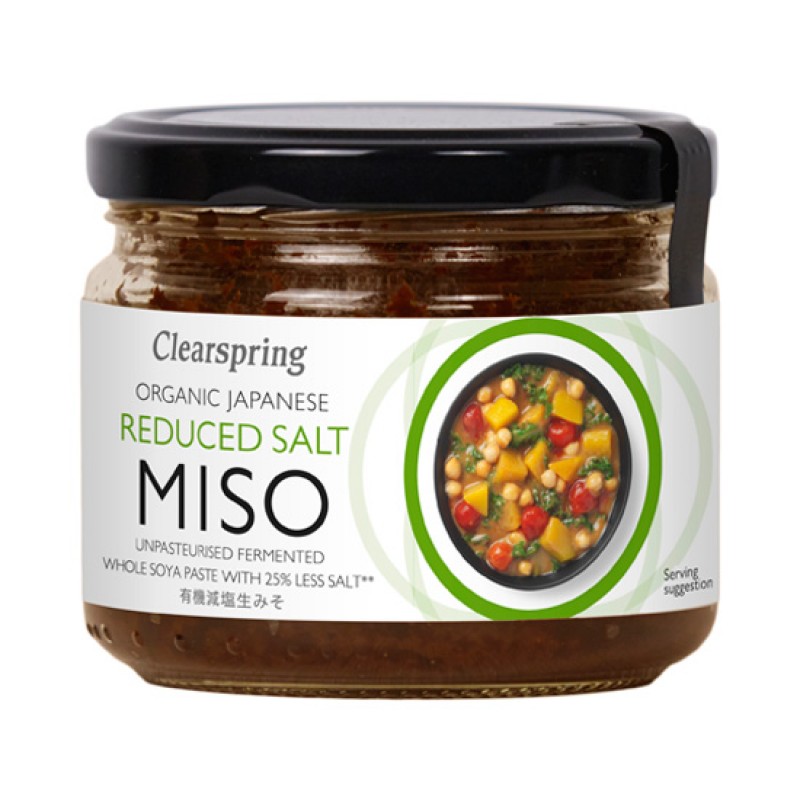 CLEARSPRING Πάστα Miso με Μειωμένο Αλάτι (270γρ) Τρόφιμα