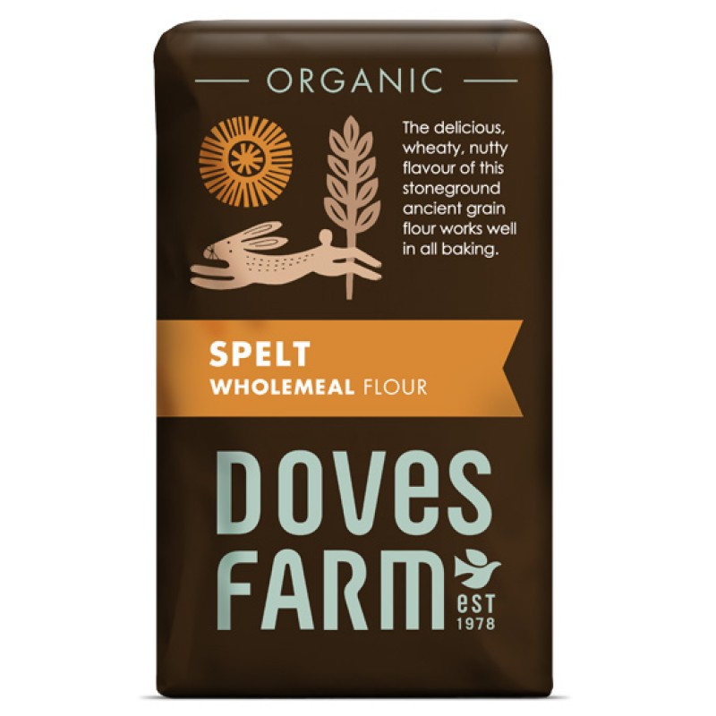  DOVES Αλεύρι Σπελτ Ολικής Άλεσης (1kg)