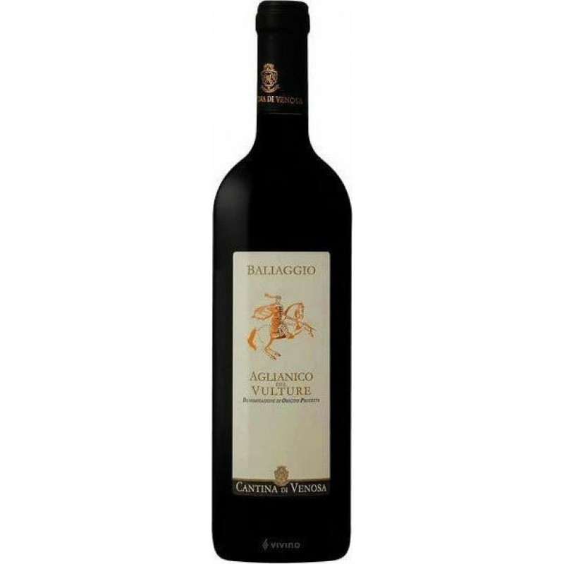 Cantina di Venosa Κρασί Baliaggio Aglianico Ερυθρό Ξηρό 750ml Κάβα