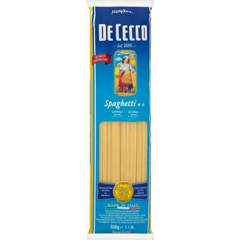 De Cecco Spaghetti Nο12 500gr