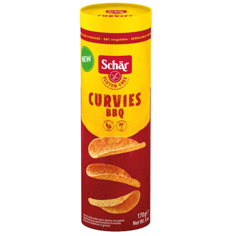 SCHAR Πατατάκια χωρίς γλουτένη 'BBQ' (170γρ) Snacks