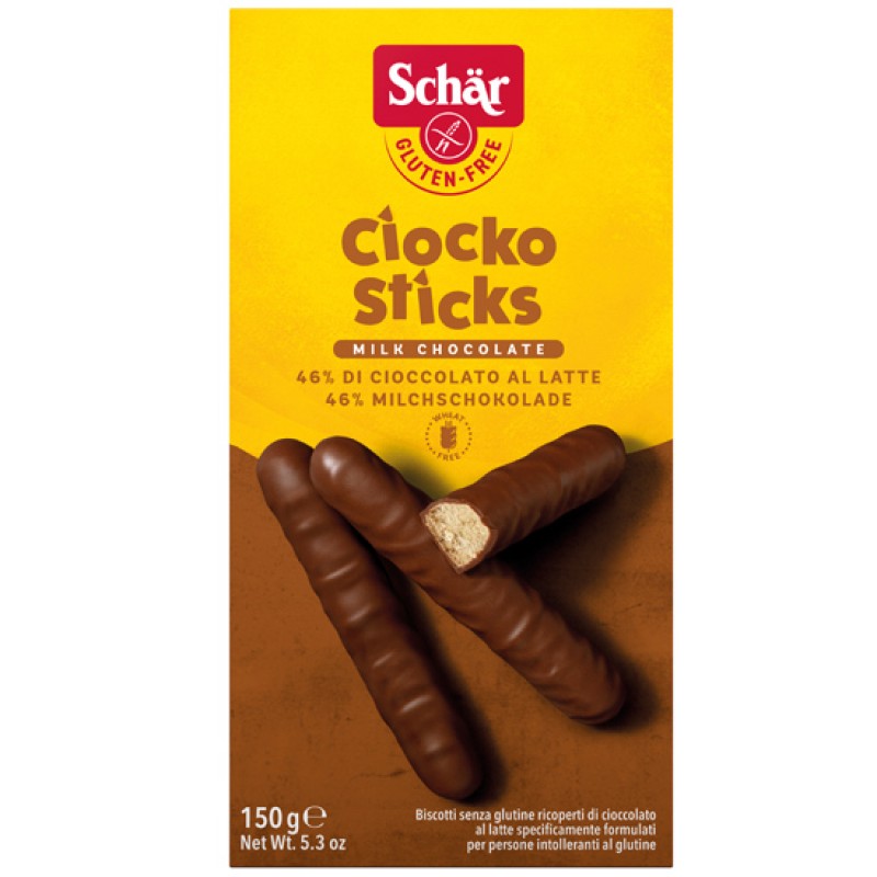 SCHAR Σοκολατένια Στικς ‘Ciocko Sticks’ χωρίς γλουτένη (150γρ)  Snacks