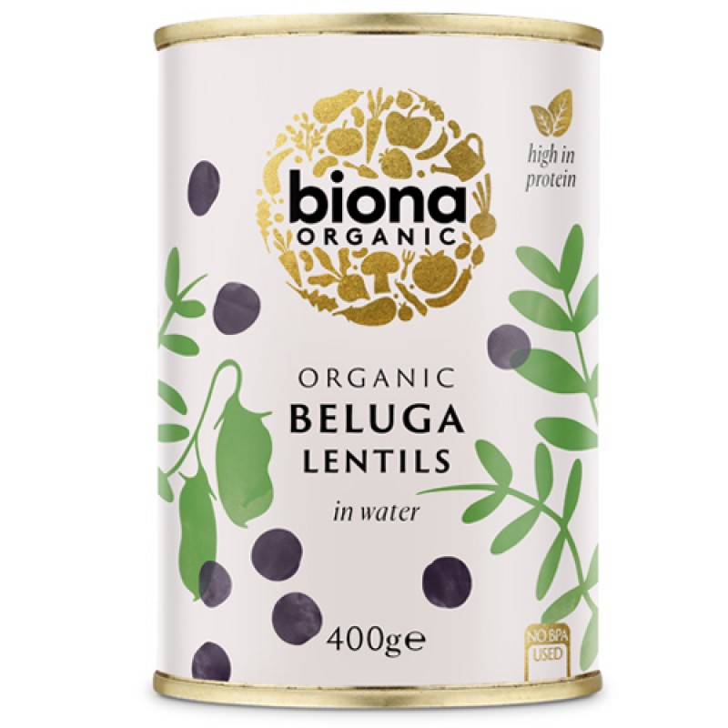 Biona Μαύρες Φακές Beluga (400γρ) Τρόφιμα