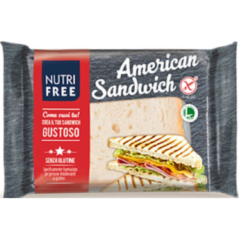 NutriFree Ψωμί American Sandwich Χωρίς Γλουτένη 240gr