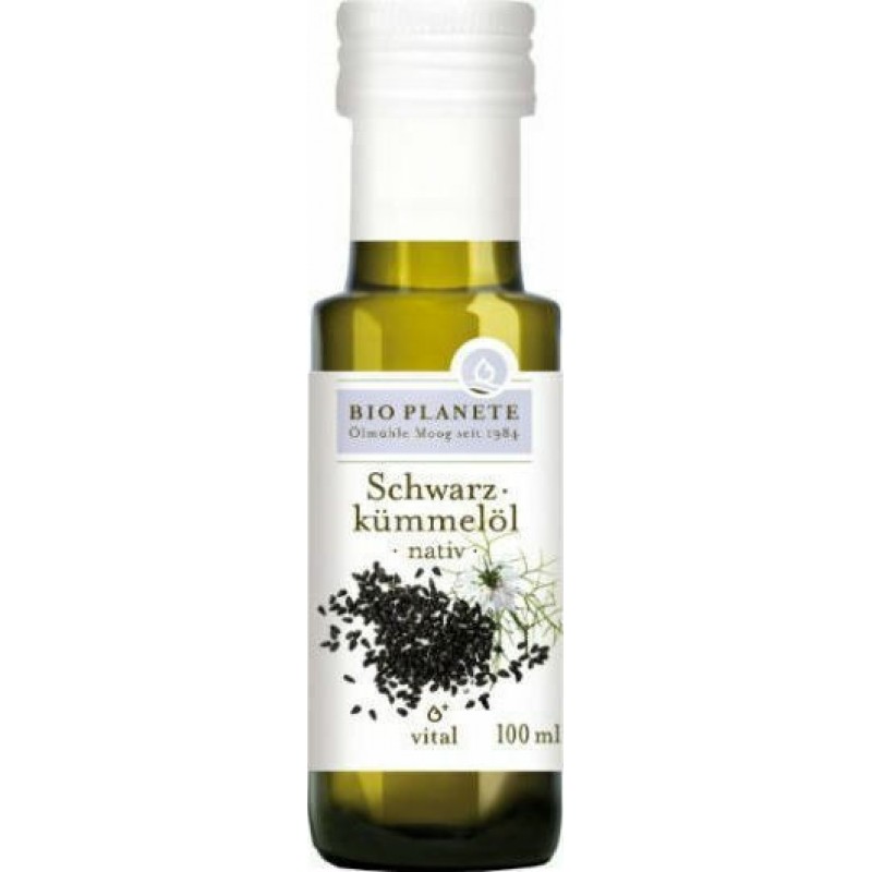 BioPlanete Βιολογικό Λάδι από Μαύρο Κύμινο 100ml Τρόφιμα