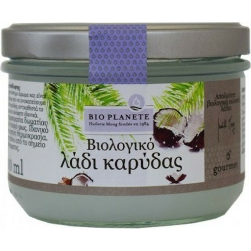 BioPlanete Βιολογικό Παρθένο Λάδι Καρύδας 200ml